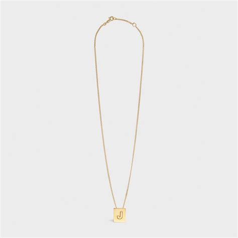 celine alphabet necklace replica|Alphabet Celine Necklaces for Women .